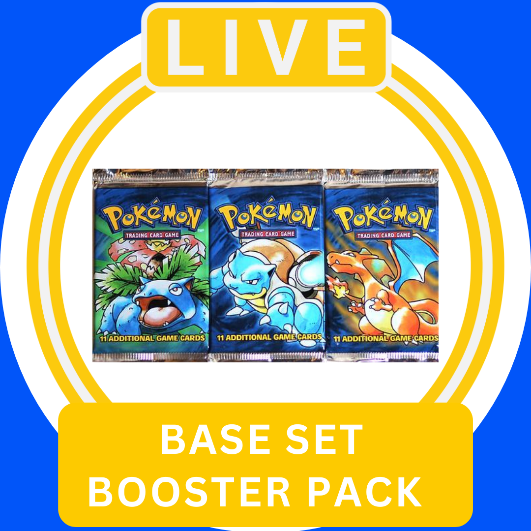 Pokemon Base Set Booster Pack Artwork Varies