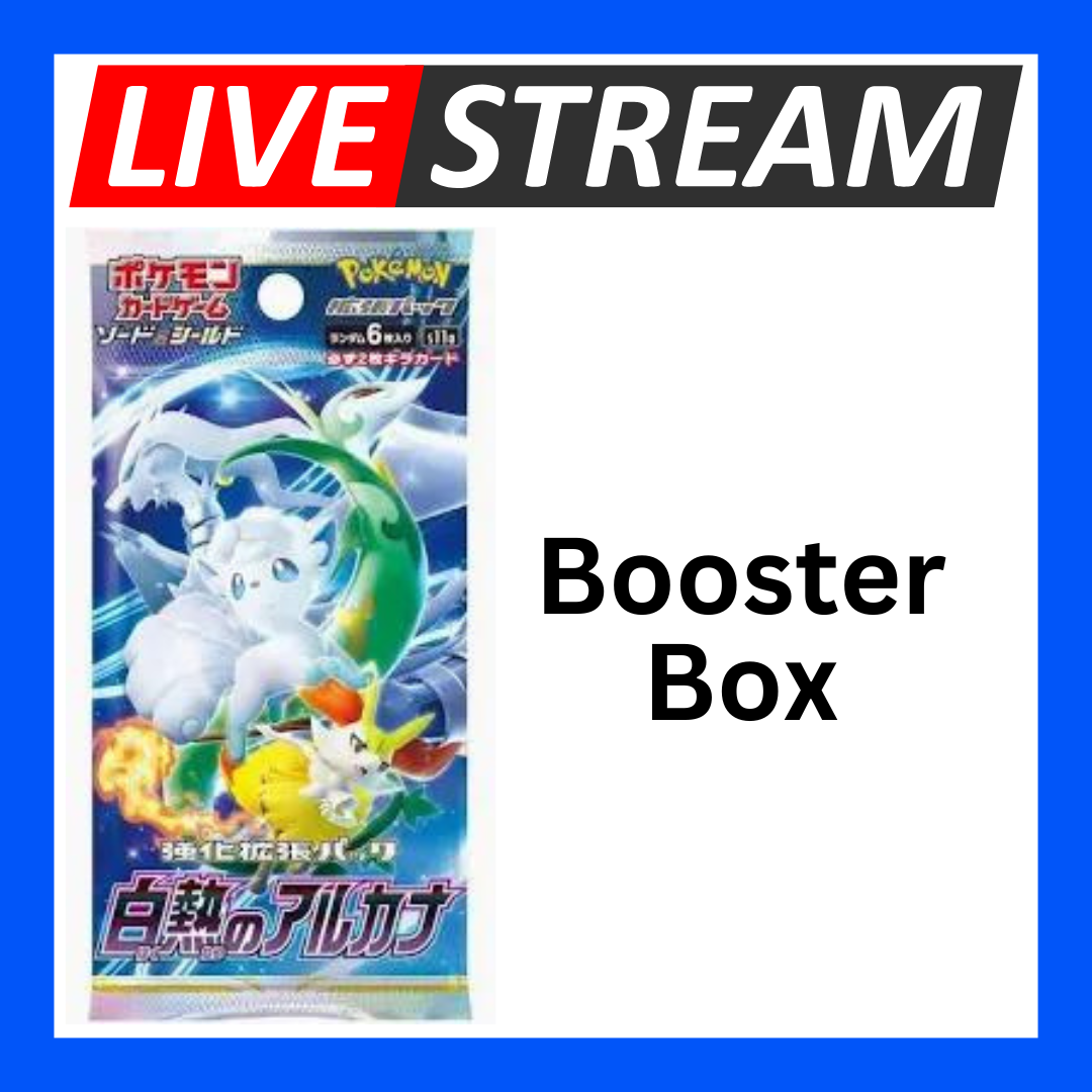 Japanese Booster Packs - Pokemon - Live Streaming
