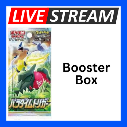 Japanese Booster Packs - Pokemon - Live Streaming