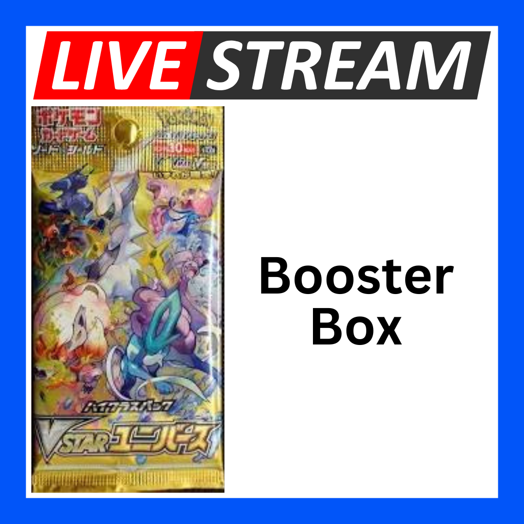 Japanese Booster Packs - Pokemon - Live Streaming