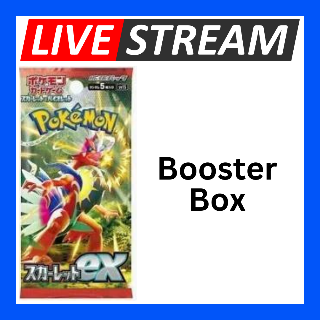 Japanese Booster Packs - Pokemon - Live Streaming