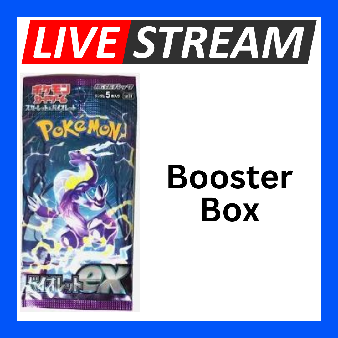 Japanese Booster Packs - Pokemon - Live Streaming