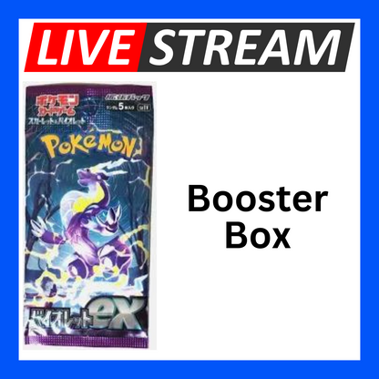 Japanese Booster Packs - Pokemon - Live Streaming