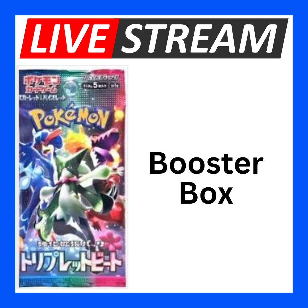 Japanese Booster Packs - Pokemon - Live Streaming