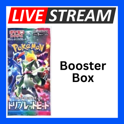 Japanese Booster Packs - Pokemon - Live Streaming