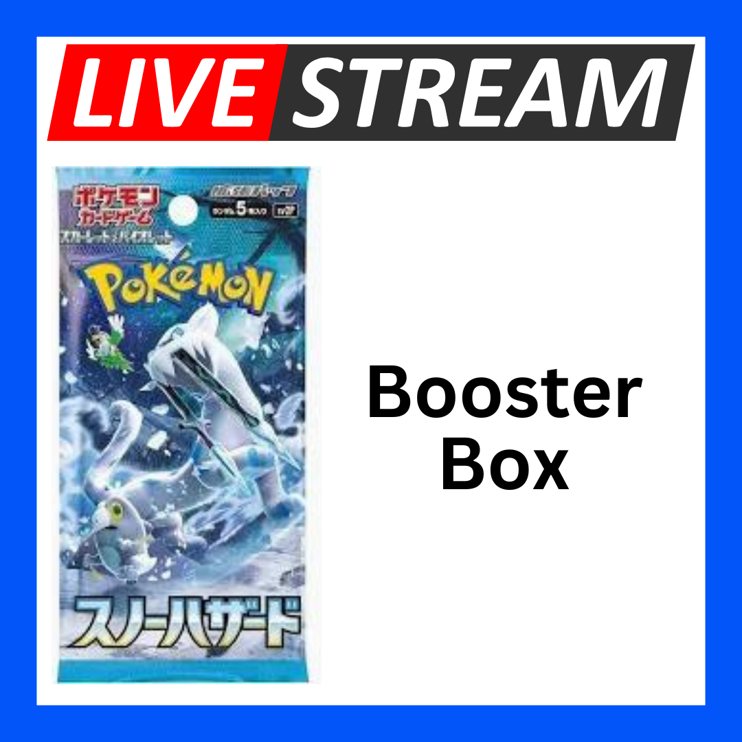 Japanese Booster Packs - Pokemon - Live Streaming