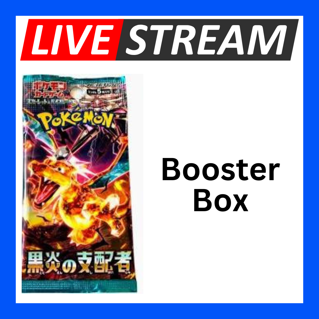 Japanese Booster Packs - Pokemon - Live Streaming
