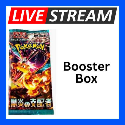 Japanese Booster Packs - Pokemon - Live Streaming