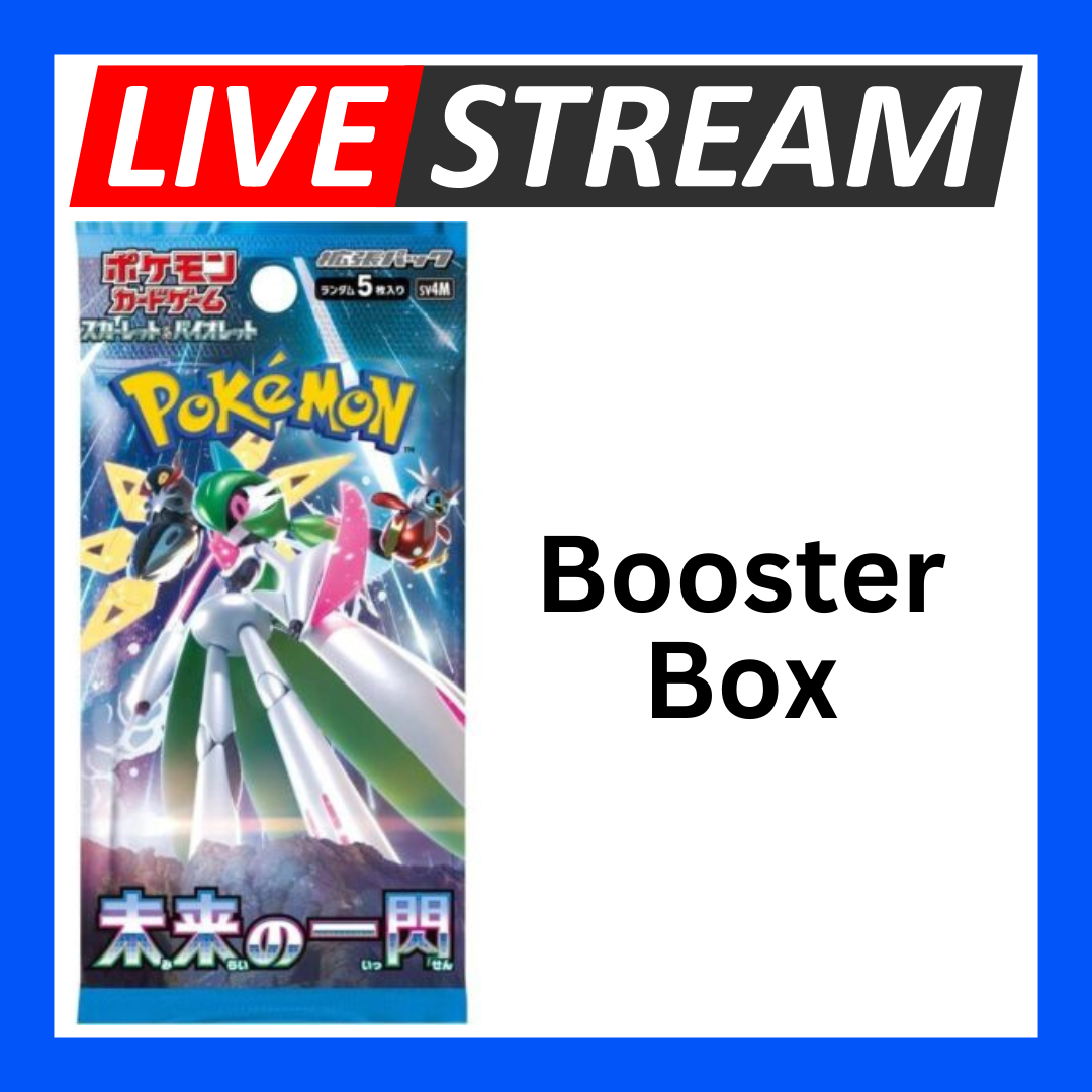 Japanese Booster Packs - Pokemon - Live Streaming