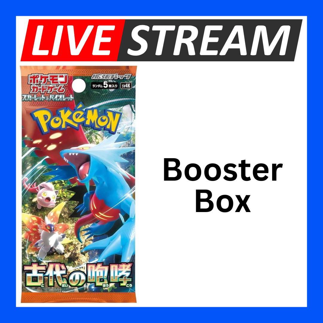 Japanese Booster Packs - Pokemon - Live Streaming