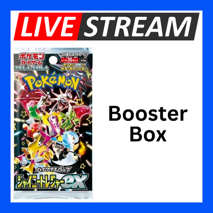 Japanese Booster Packs - Pokemon - Live Streaming