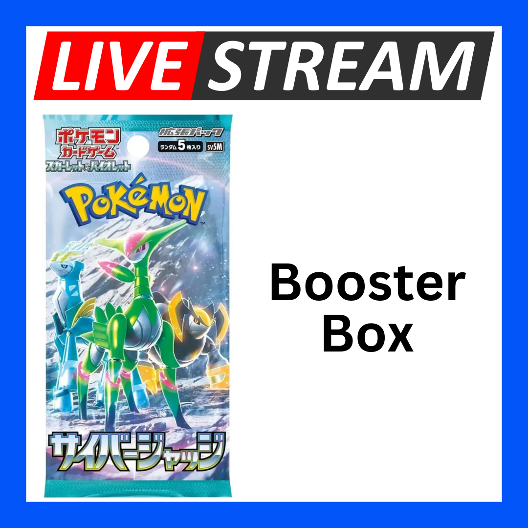 Japanese Booster Packs - Pokemon - Live Streaming