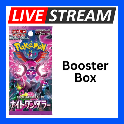 Japanese Booster Packs - Pokemon - Live Streaming