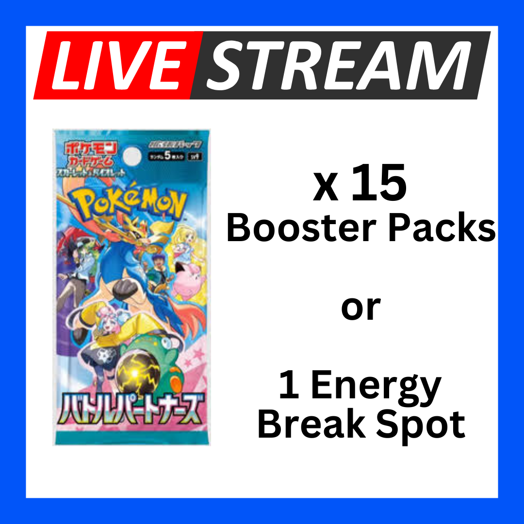 Japanese Booster Packs - Pokemon - Live Streaming