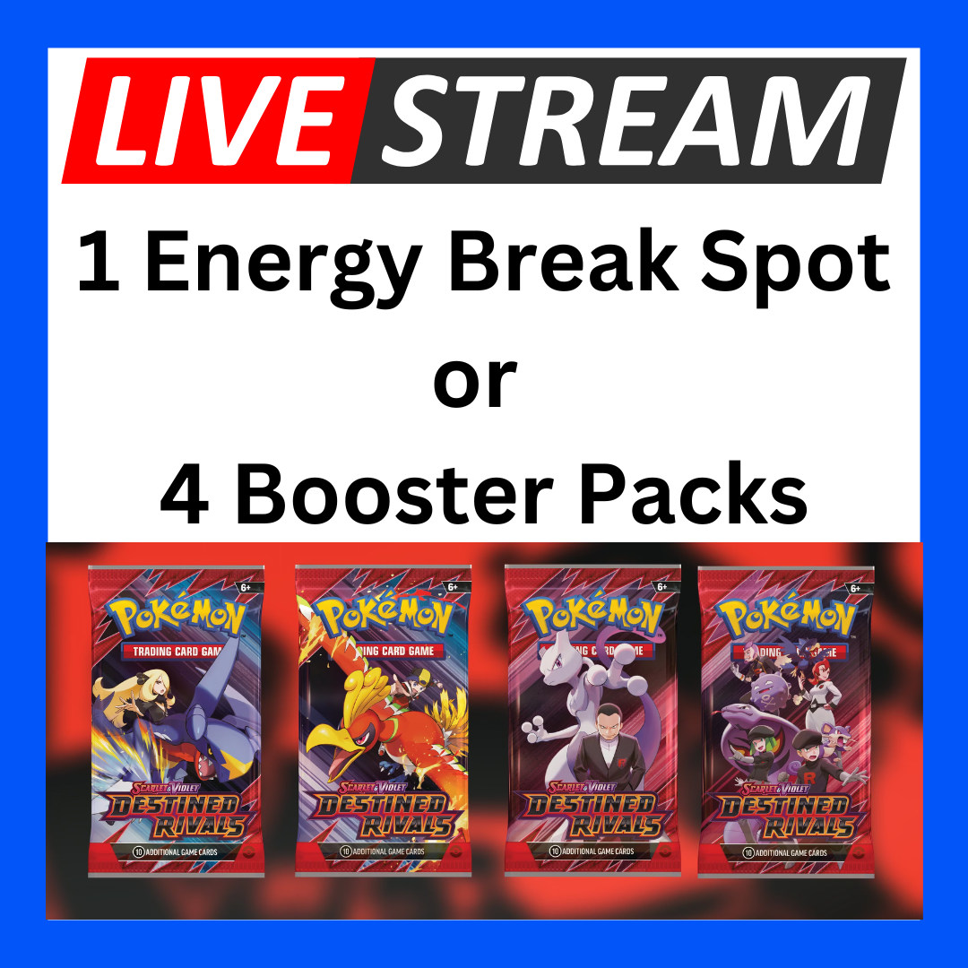 Live Energy Break Game - 8 spots - 32 packs - Pokemon