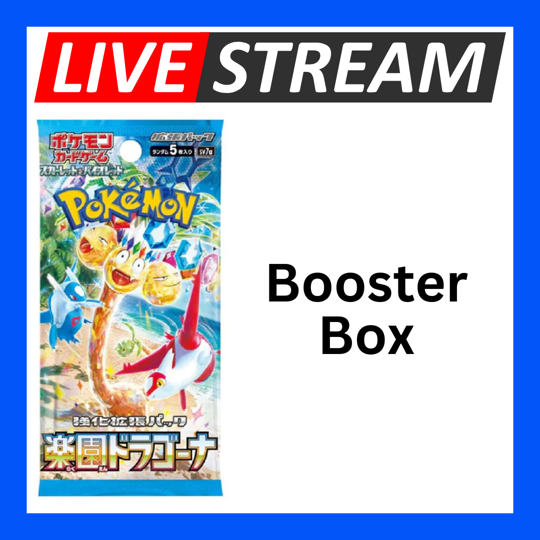 Japanese Booster Packs - Pokemon - Live Streaming
