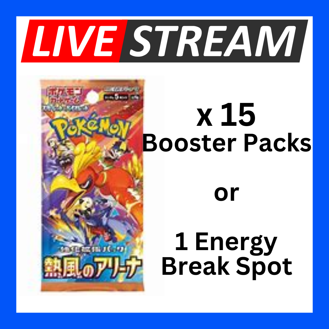 Japanese Booster Packs - Pokemon - Live Streaming