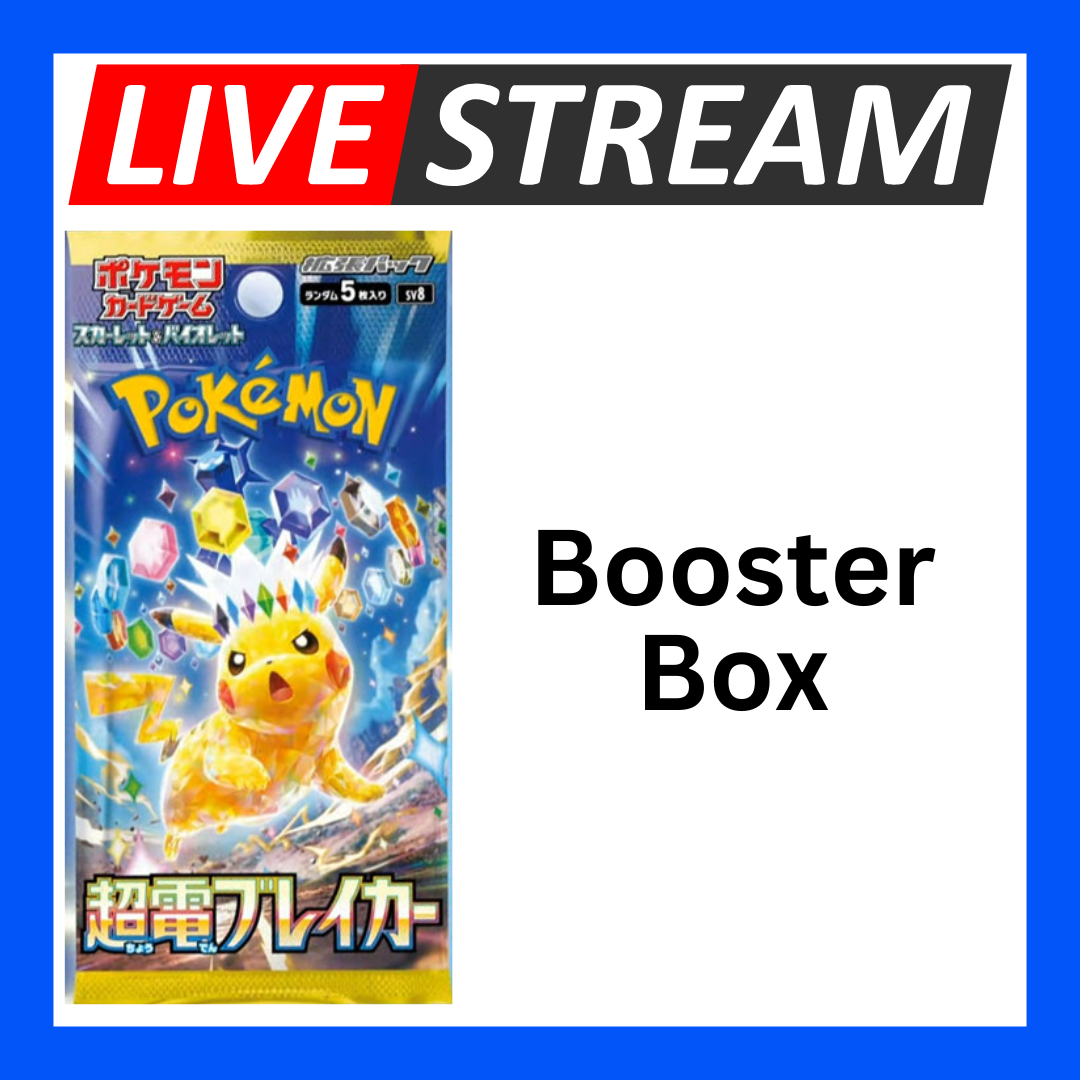 Japanese Booster Packs - Pokemon - Live Streaming