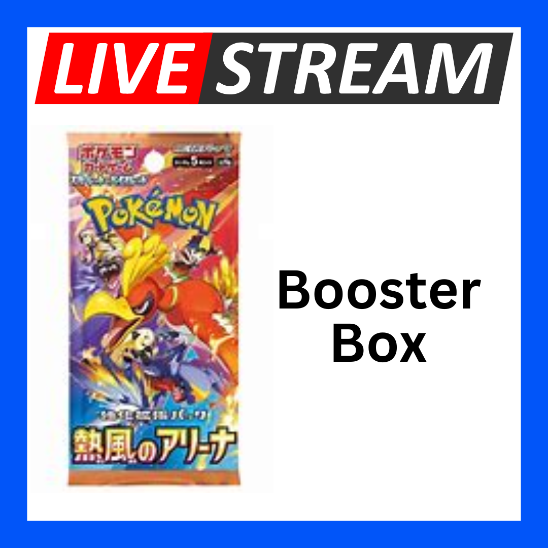 Japanese Booster Packs - Pokemon - Live Streaming