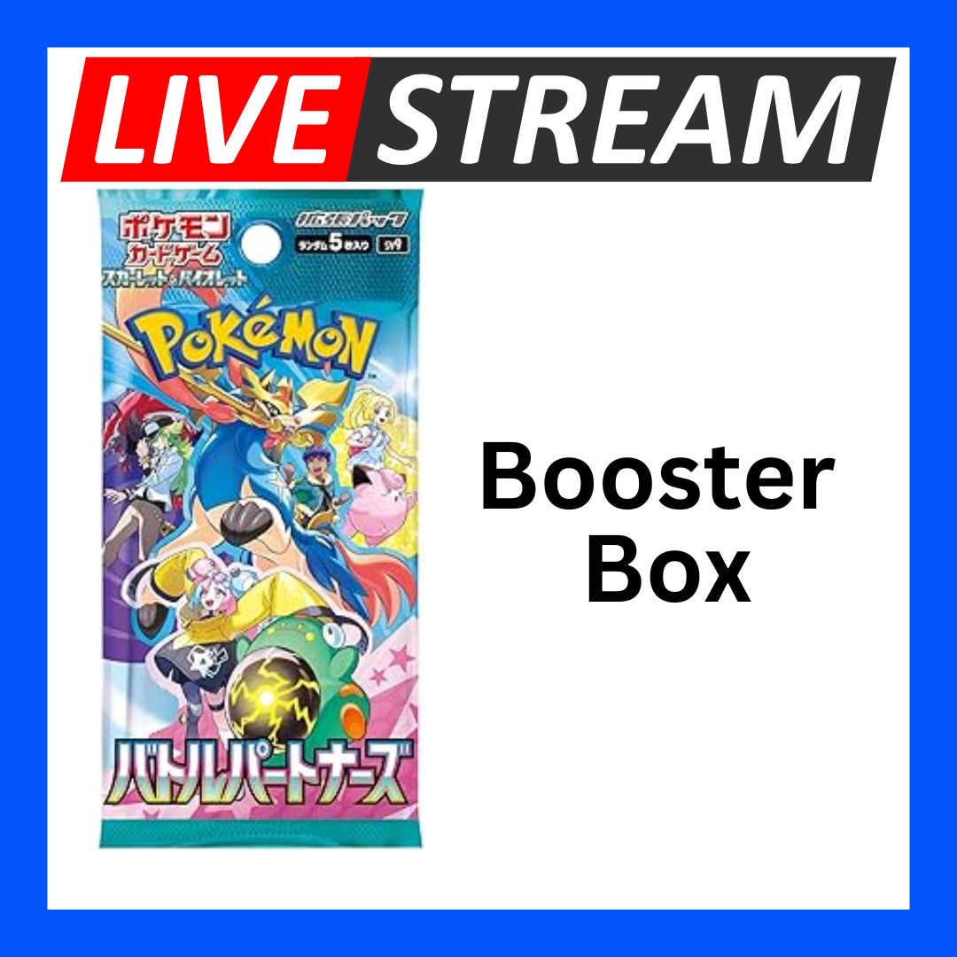 Japanese Booster Packs - Pokemon - Live Streaming