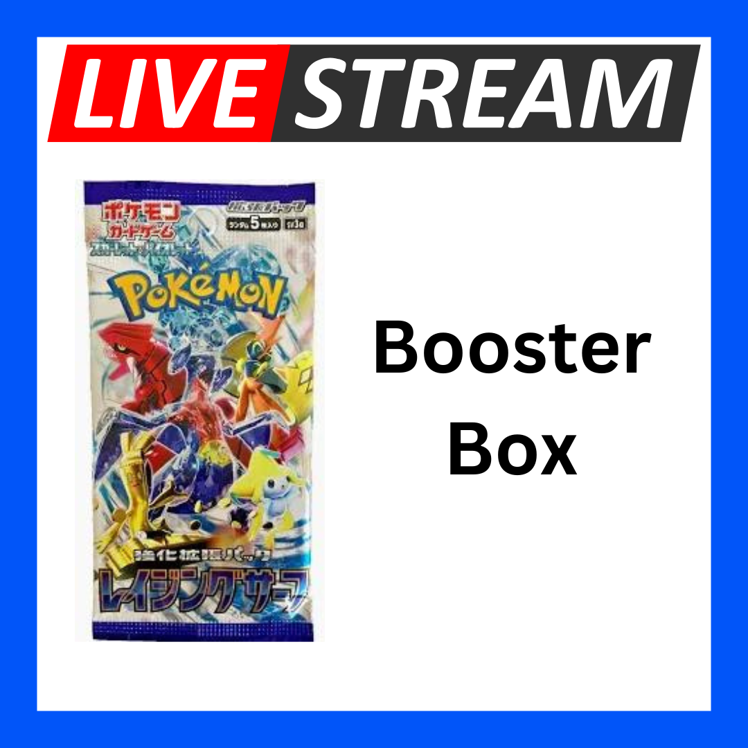 Japanese Booster Packs - Pokemon - Live Streaming