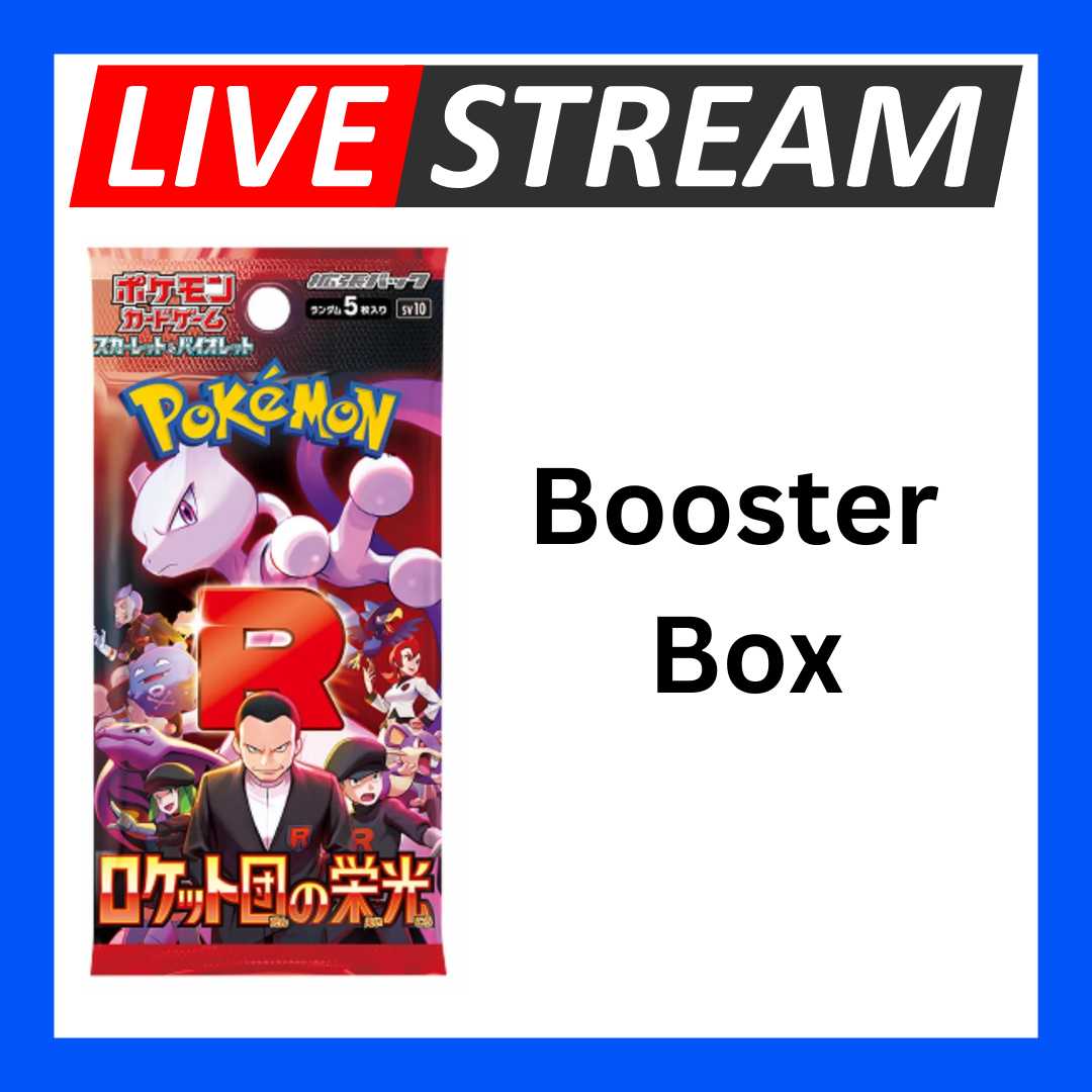 Japanese Booster Packs - Pokemon - Live Streaming