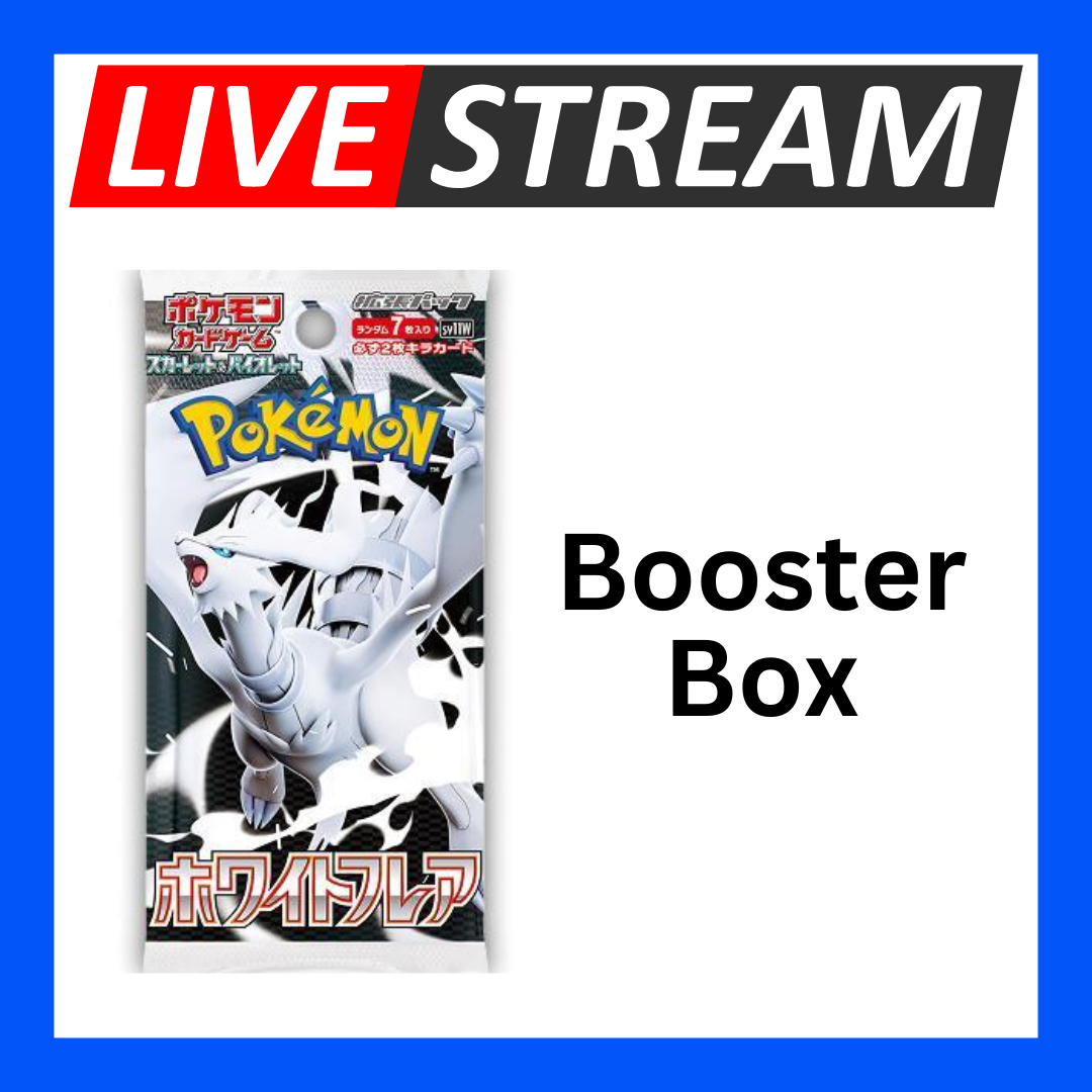 Japanese Booster Packs - Pokemon - Live Streaming
