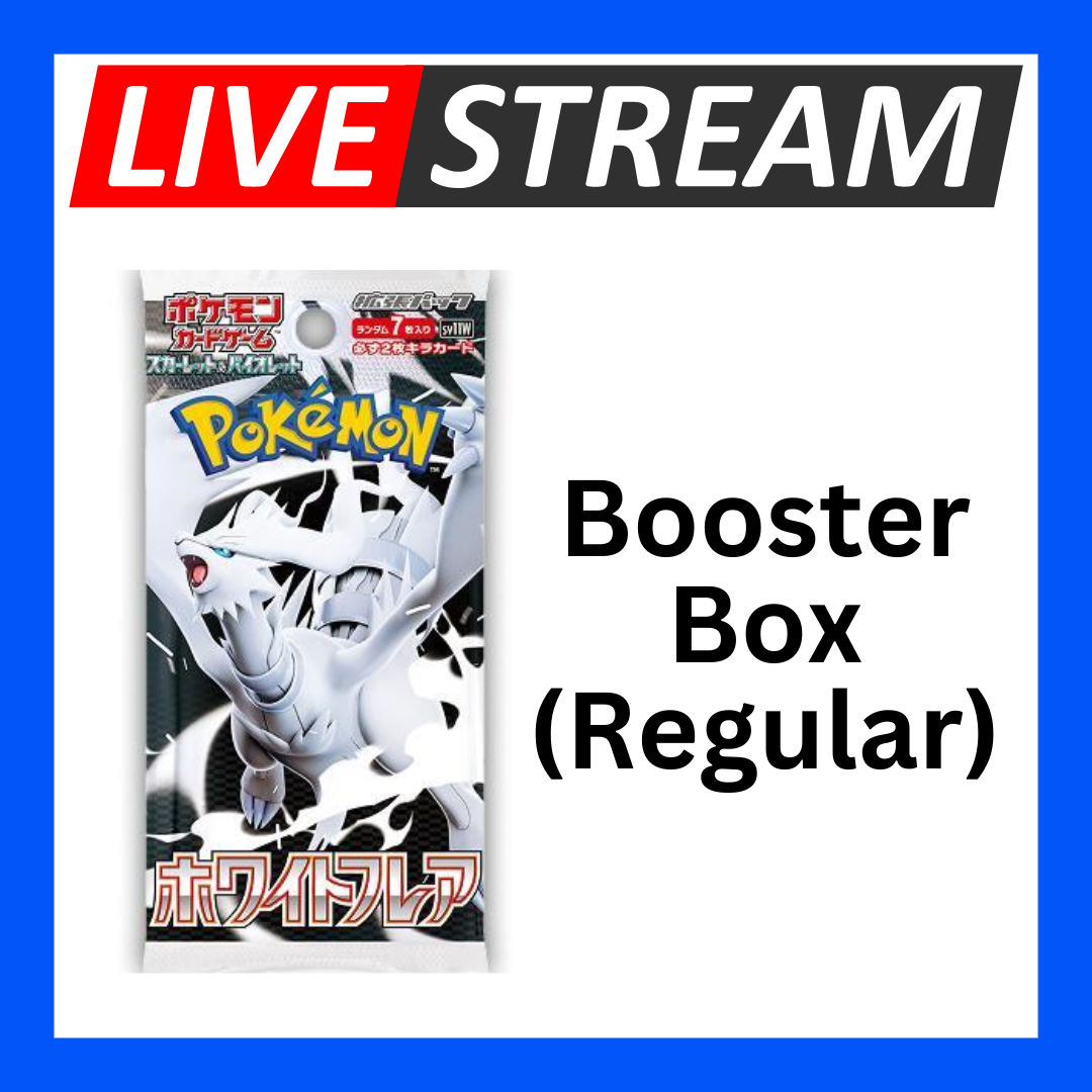 Japanese Booster Packs - Pokemon - Live Streaming