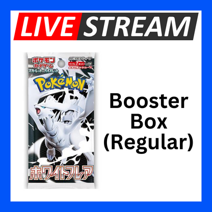 Japanese Booster Packs - Pokemon - Live Streaming