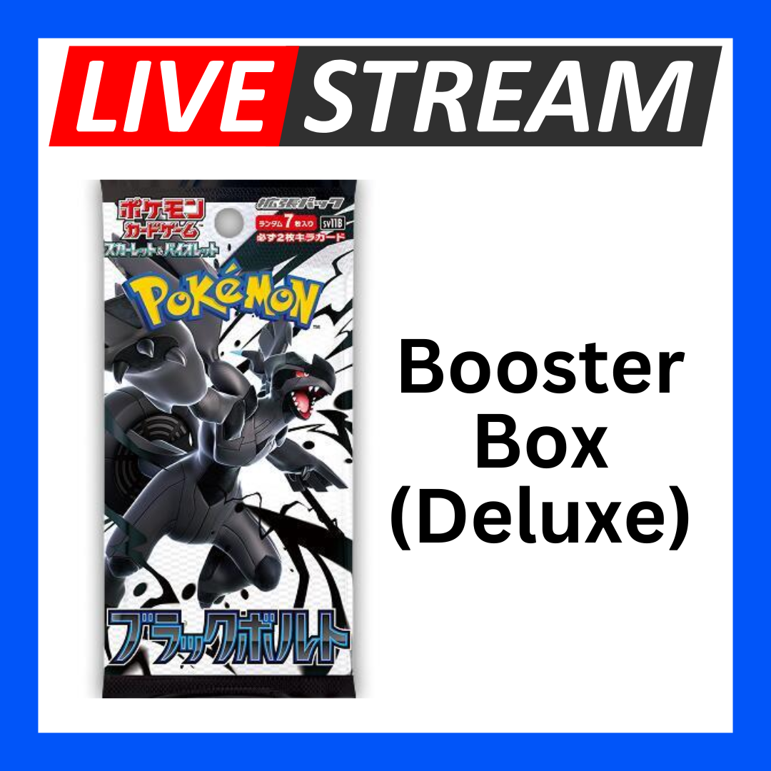 Japanese Booster Packs - Pokemon - Live Streaming