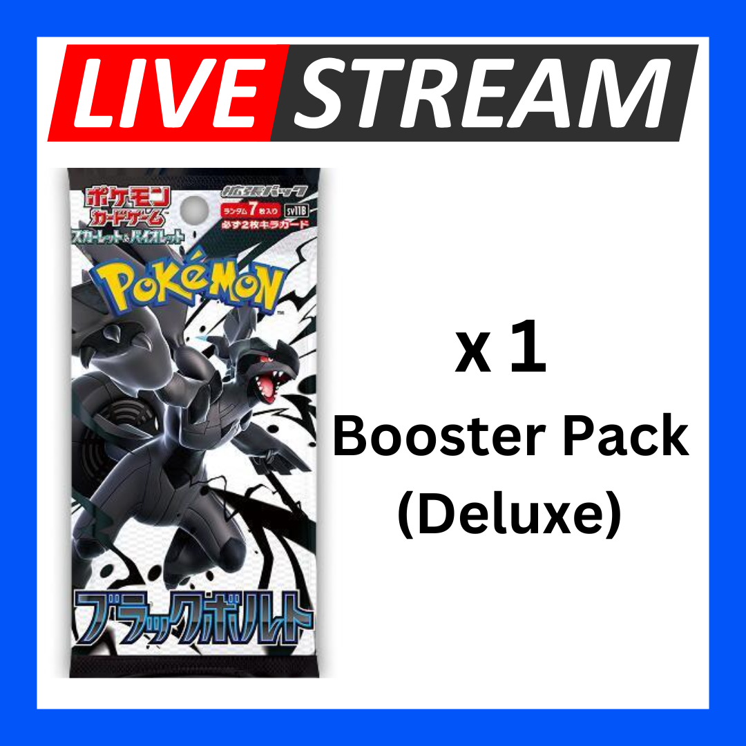 Japanese Booster Packs - Pokemon - Live Streaming