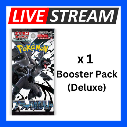 Japanese Booster Packs - Pokemon - Live Streaming