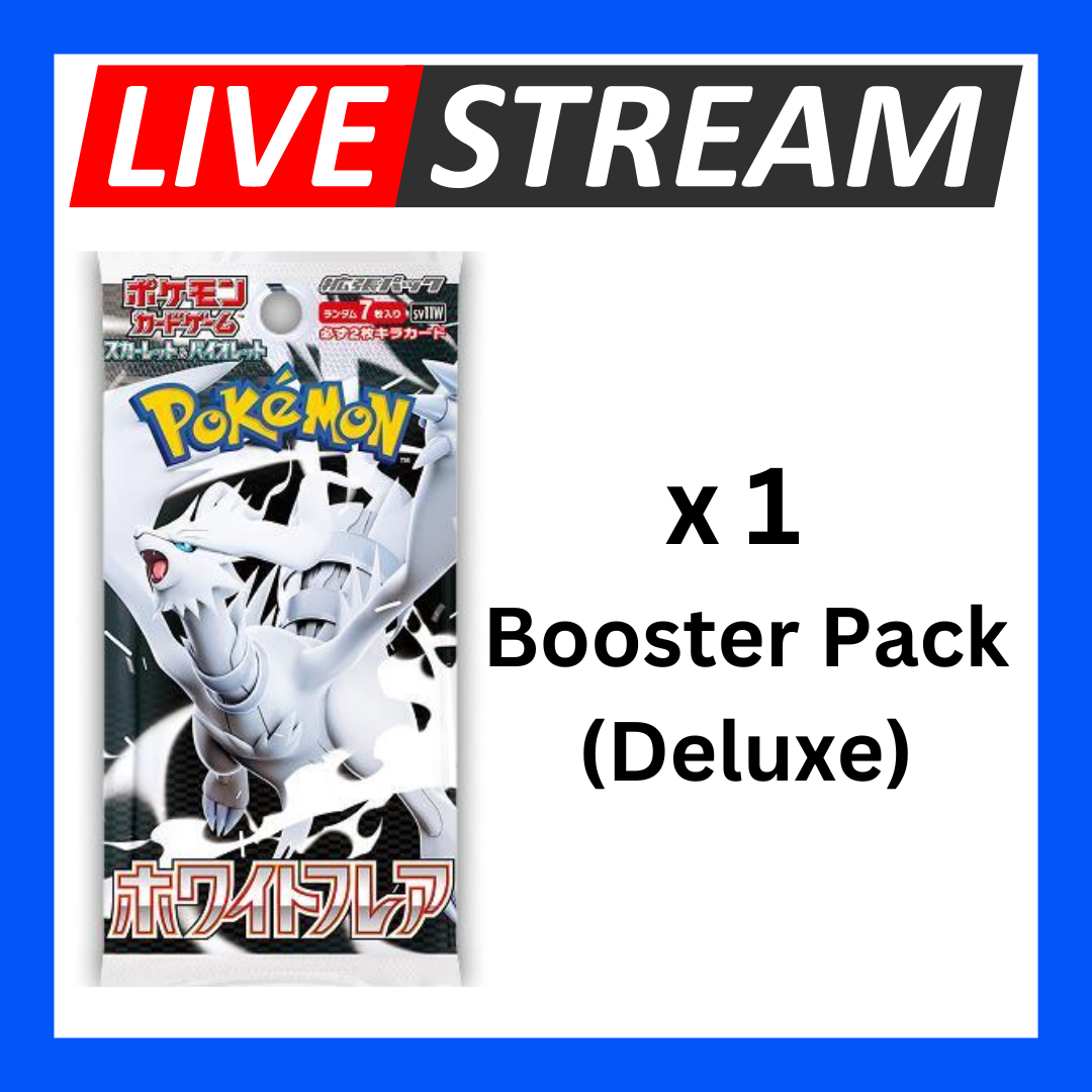 Japanese Booster Packs - Pokemon - Live Streaming