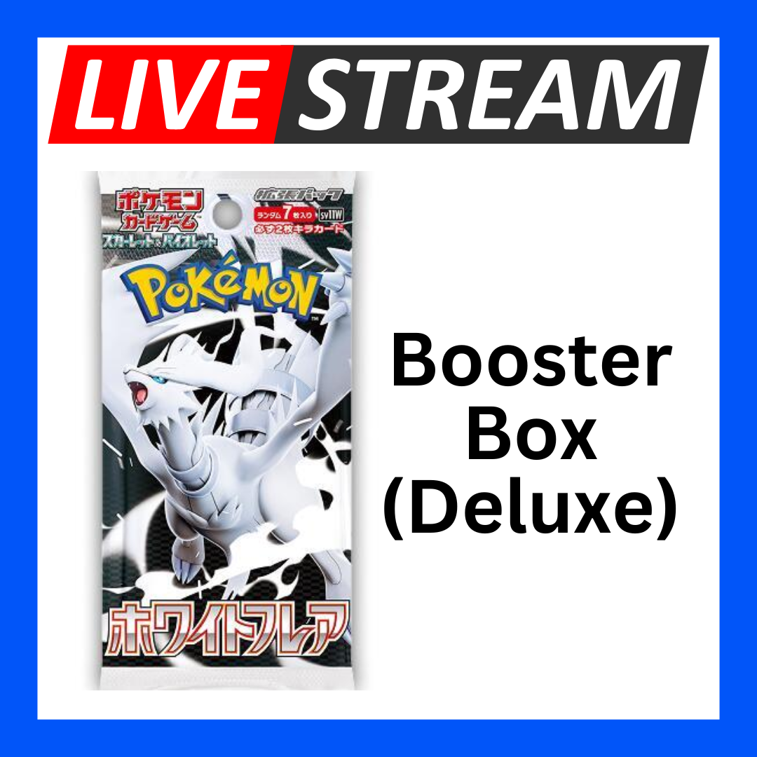 Japanese Booster Packs - Pokemon - Live Streaming