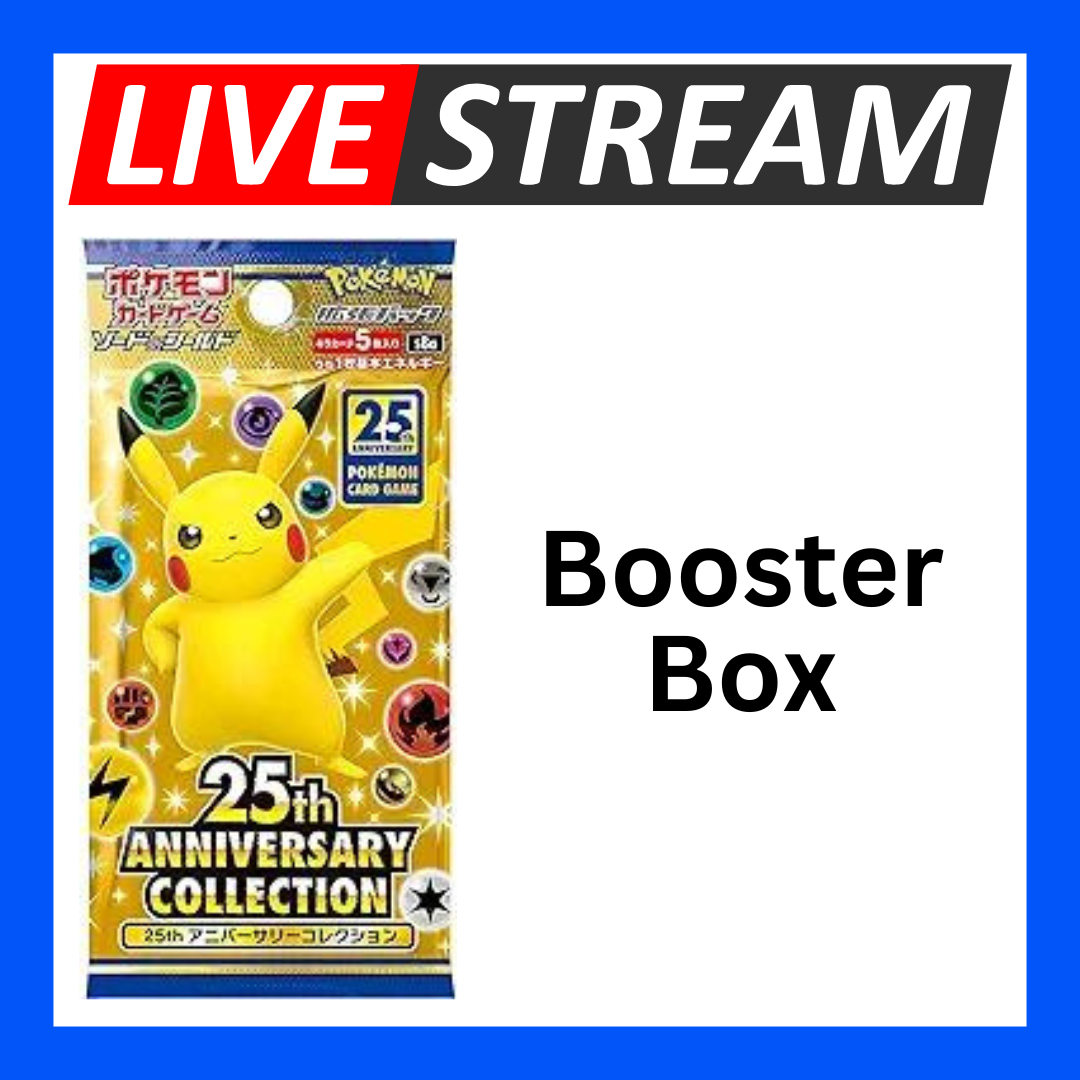 Japanese Booster Packs - Pokemon - Live Streaming