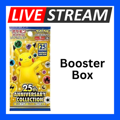 Japanese Booster Packs - Pokemon - Live Streaming