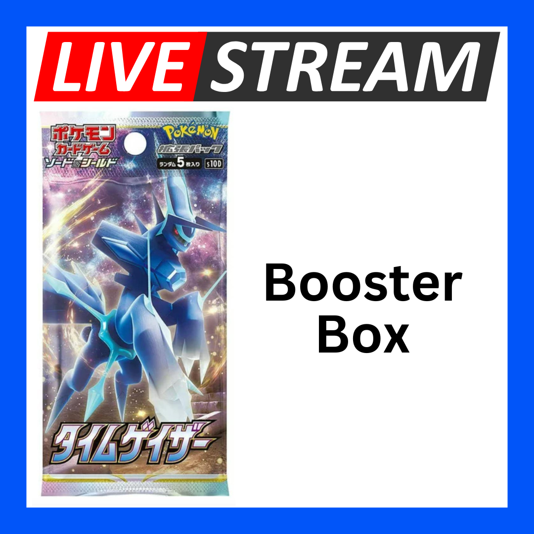 Japanese Booster Packs - Pokemon - Live Streaming