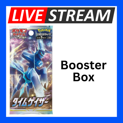 Japanese Booster Packs - Pokemon - Live Streaming