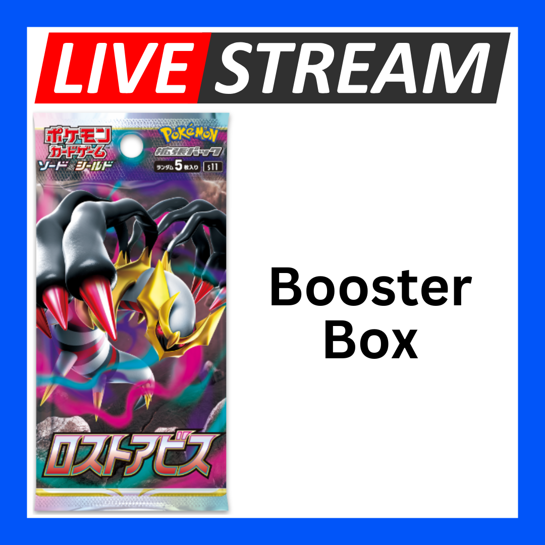 Japanese Booster Packs - Pokemon - Live Streaming