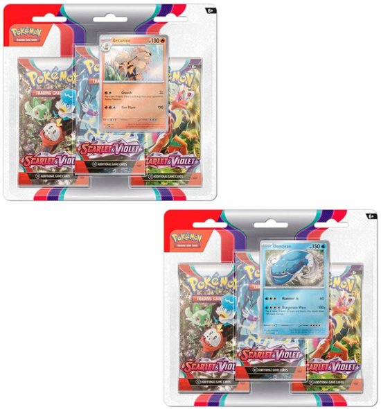 Scarlet & Violet Base Set 3 Pack Blister