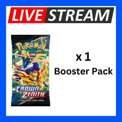 Crown Zenith- Pokemon - Live Streaming