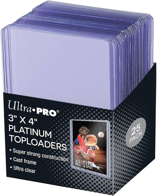 Ultra Pro 3" X 4" Ultra Clear Platinum Toploader