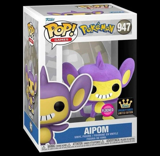 Aipom Flocked Funko Pop