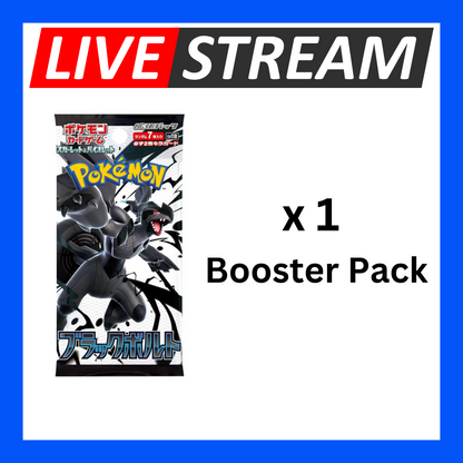 Japanese Booster Packs - Pokemon - Live Streaming