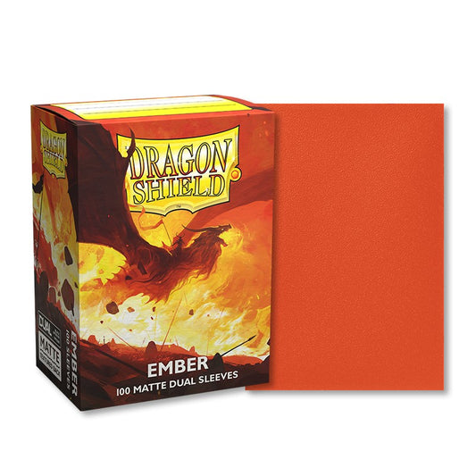 Dragon Shield 100ct Box Deck Protector Dual Matte Ember