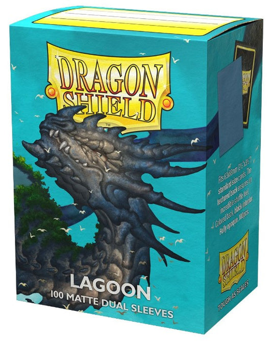 Dragon Shield 100ct Box Deck Protector Dual Matte Lagoon