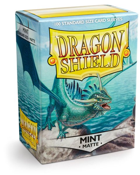 Dragon Shield 100ct Box Deck Protector Matte Mint