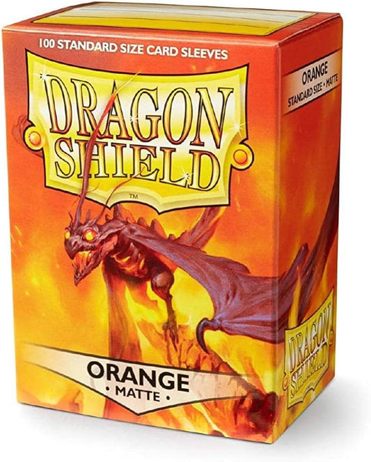 Dragon Shield 100ct Box Deck Protector Matte Orange