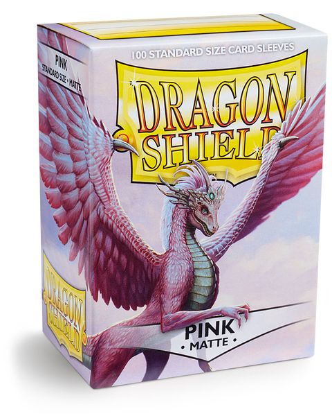 Dragon Shield 100ct Box Deck Protector Matte Pink