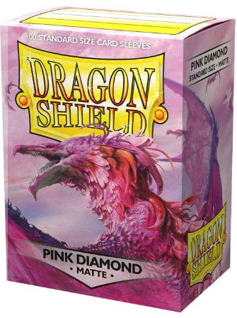 Dragon Shield 100ct Box Deck Protector Matte Pink Diamond